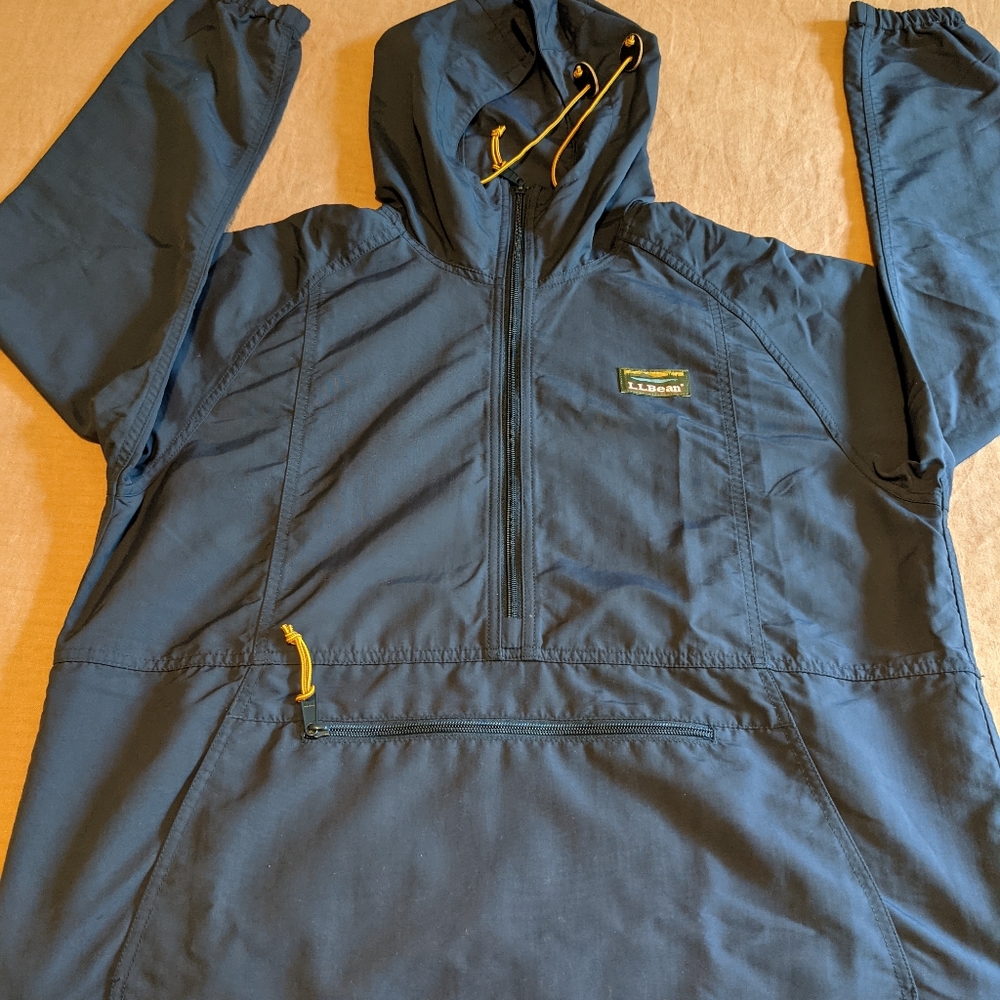 LL Bean Anorak foldable rain jacket